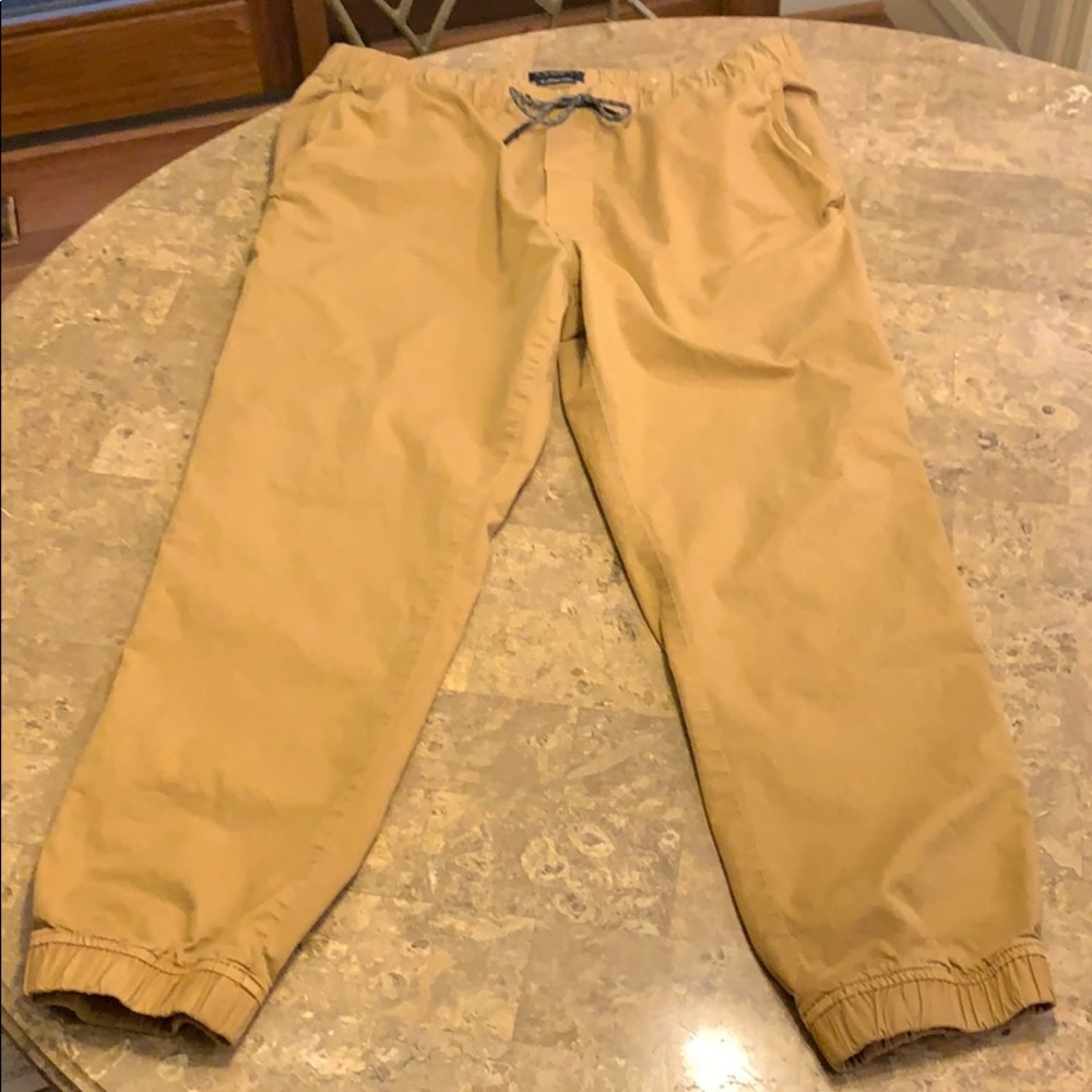 EUC American Eagle twill joggers